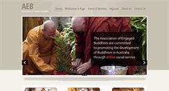 Desktop Screenshot of engagedbuddhists.org.au